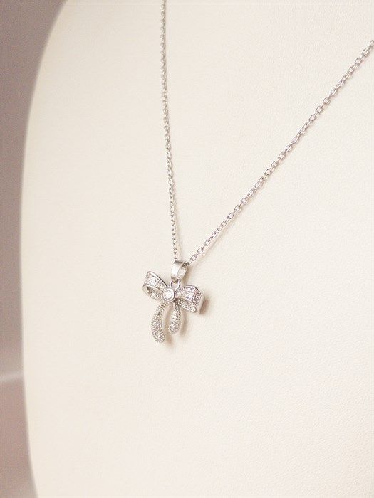 Necklace "Crystal bow" (I)