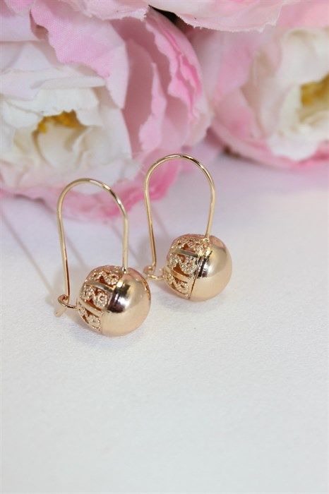 Ball earrings "Lovely" (d9)